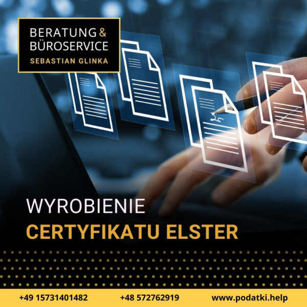 Wyrobienie certyfikatu Elster