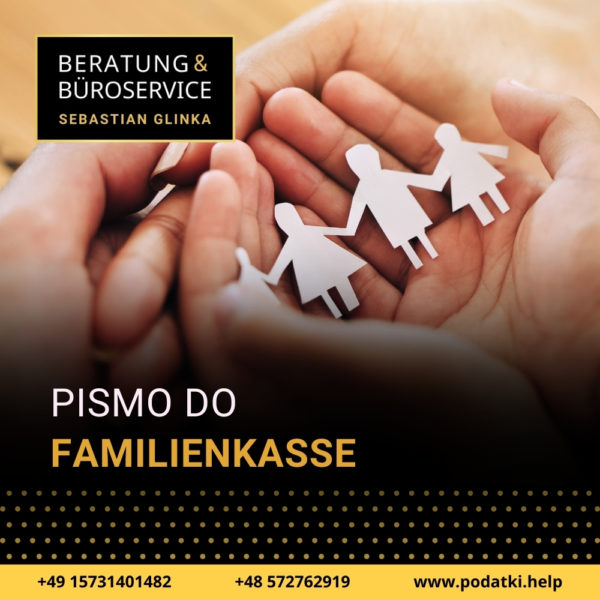 Pismo do Familienkasse